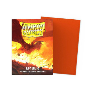 Dragon Shield: Matte Dual Sleeves - Ember