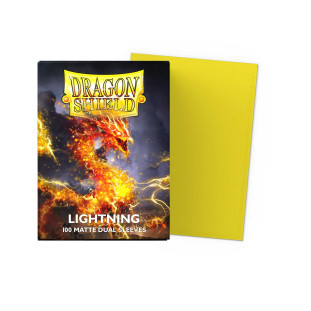 Dragon Shield: Matte Dual Sleeves - Lightning