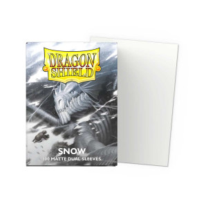 Dragon Shield: Matte Dual Sleeves - Snow